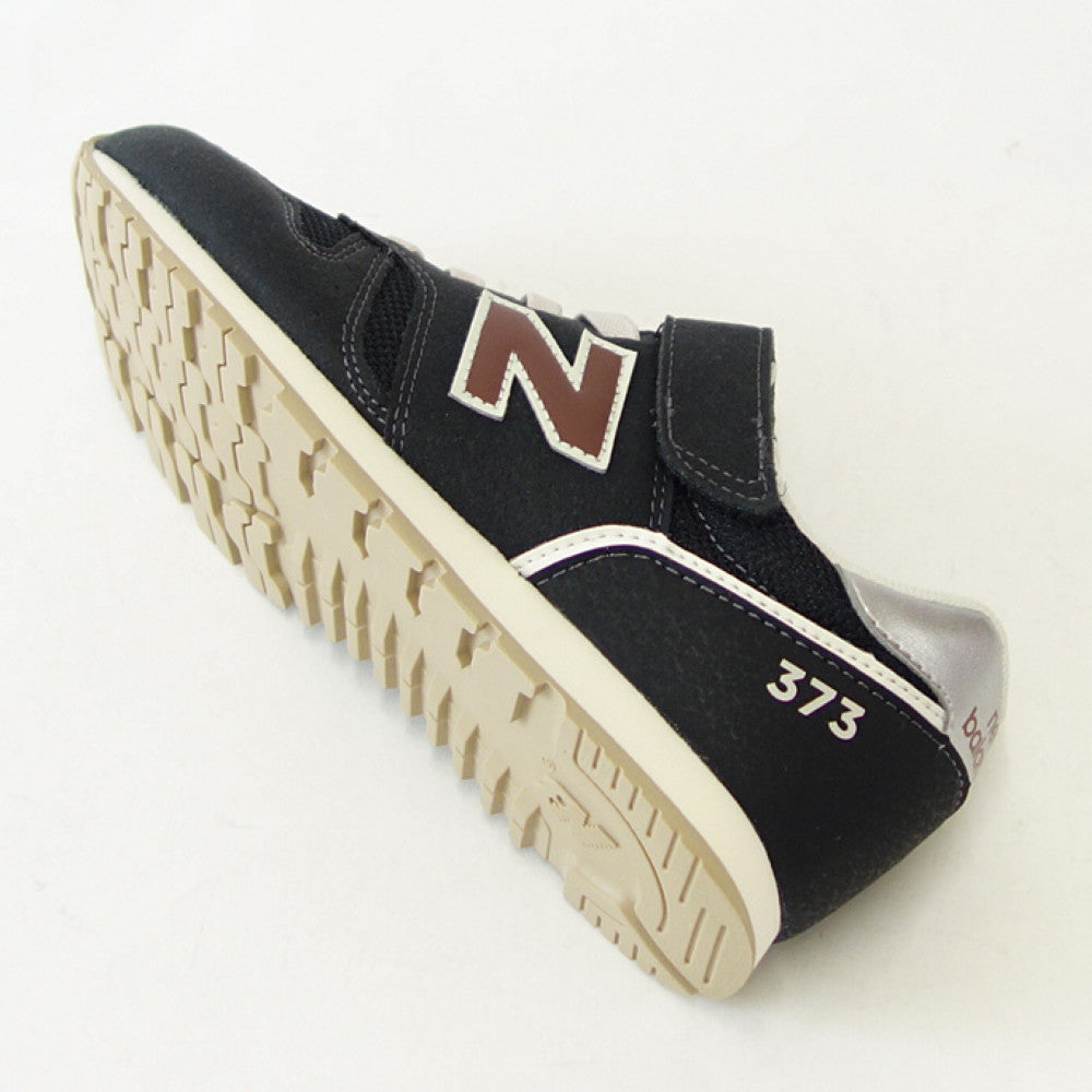 ニューバランス new balance YV373RS2 ブラック(キッズ スニーカー) マジックテープ スニーカー ジュニア「靴」