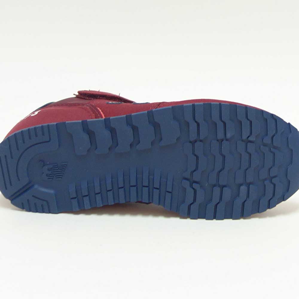 ニューバランスnewbalanceYV373VK2ワイン/ネイビー(キッズスニーカー)マジックテープスニーカージュニア「靴」