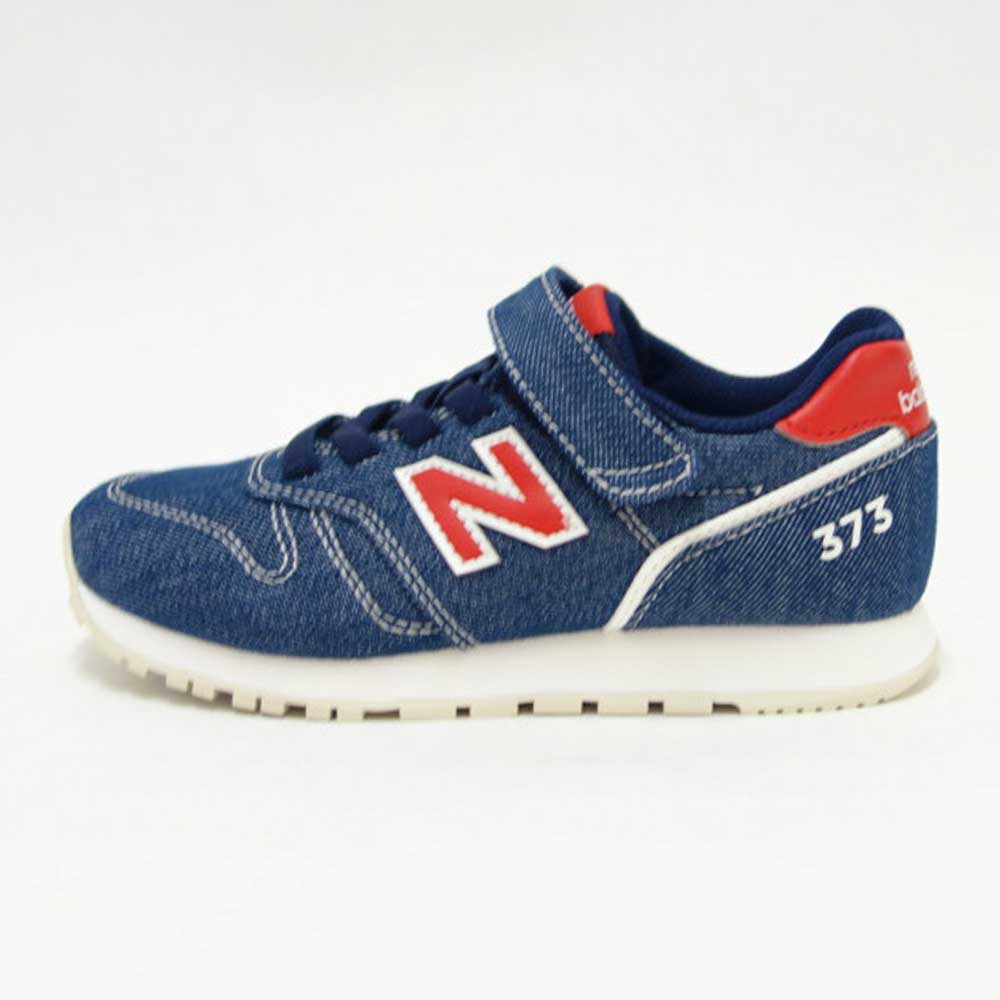 ニューバランス new balance YV373XM2 ネイビー(キッズ スニーカー) マジックテープ スニーカー ジュニア「靴」