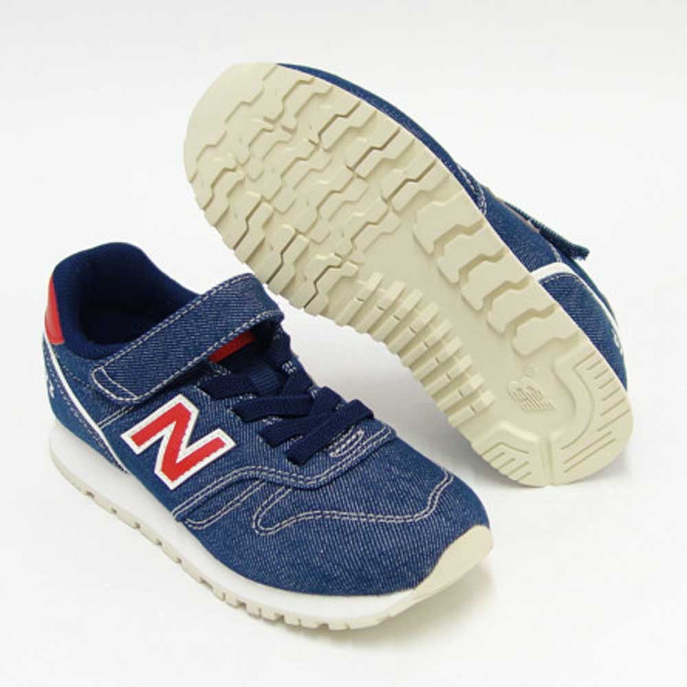 ニューバランス new balance YV373XM2 ネイビー(キッズ スニーカー) マジックテープ スニーカー ジュニア「靴」