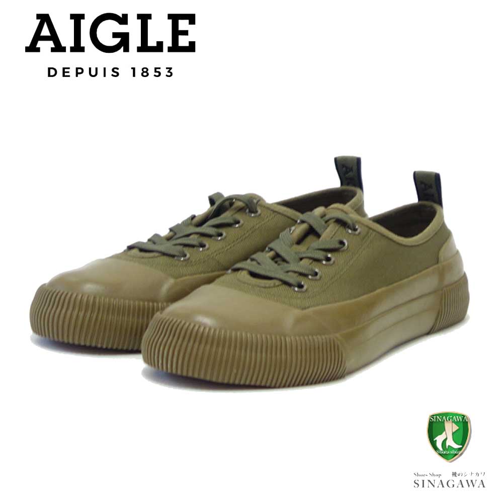 エーグル AIGLE ZOFT300 004 カーキ(メンズ) ラバー ロー スニーカー レインシューズ ラバーソール 「靴」