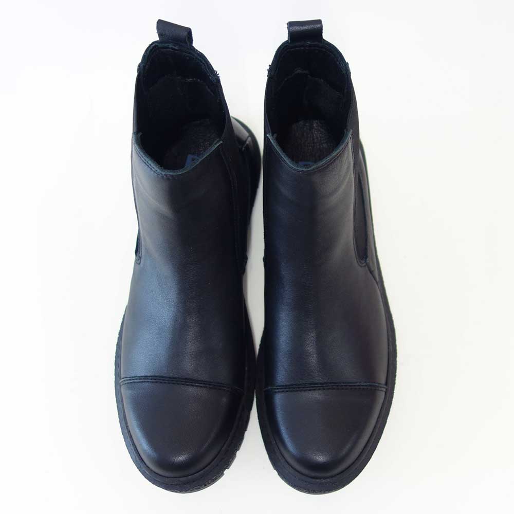 BUENOSHOESブエノZ5202カラー:ブラックスムースレザーサイドゴアブーツショートブーツ厚底軽量「靴」