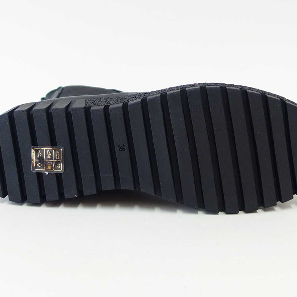 BUENOSHOESブエノZ5202カラー:ブラックスムースレザーサイドゴアブーツショートブーツ厚底軽量「靴」