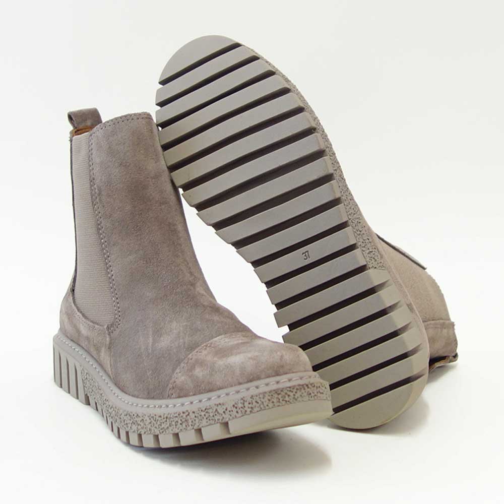 BUENOSHOESブエノZ5202カラー:トープスエードサイドゴアブーツショートブーツ厚底軽量「靴」