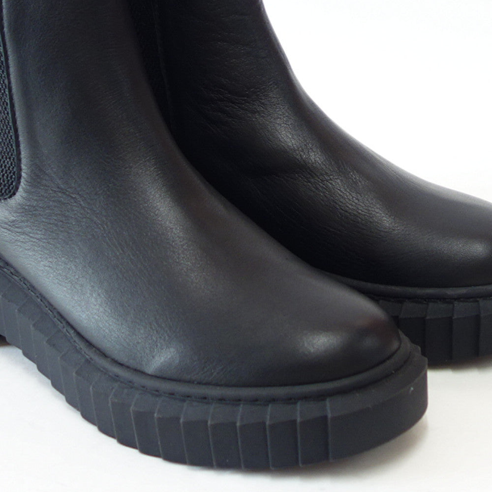 BUENOSHOESブエノブラックz6306サイドゴアブーツショートブーツ厚底軽量「靴」