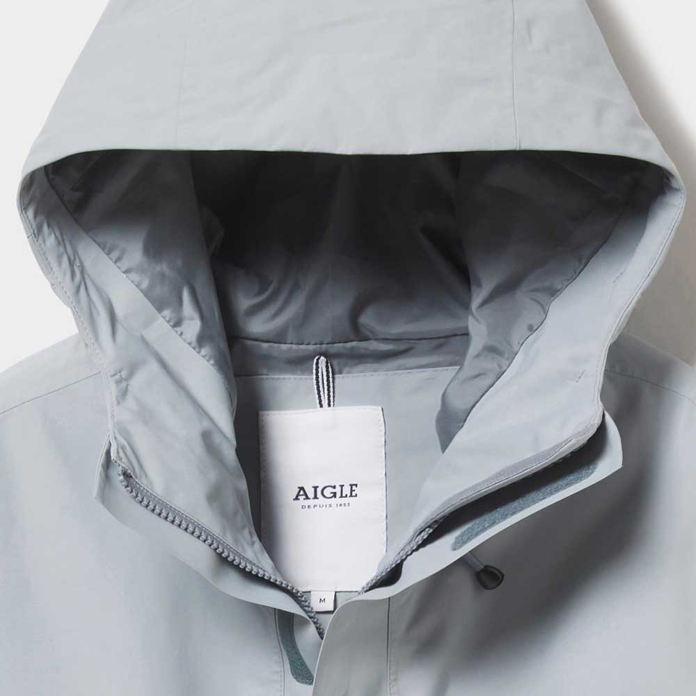 エーグル AIGLE ZBH100J 908 フォグ (メンズ) 透湿防水 アーバンマウンテンパーカジャケット レインウェア
