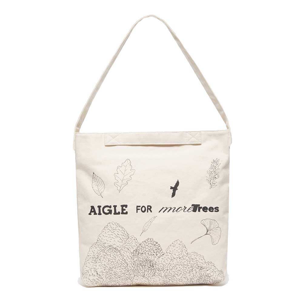 エーグル AIGLE ZNH121J 001 リズロン チャリティ グラフィック キャンバストート オーガニックコットン