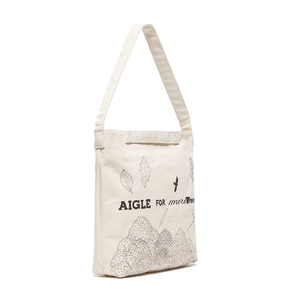 エーグル AIGLE ZNH121J 001 リズロン チャリティ グラフィック キャンバストート オーガニックコットン
