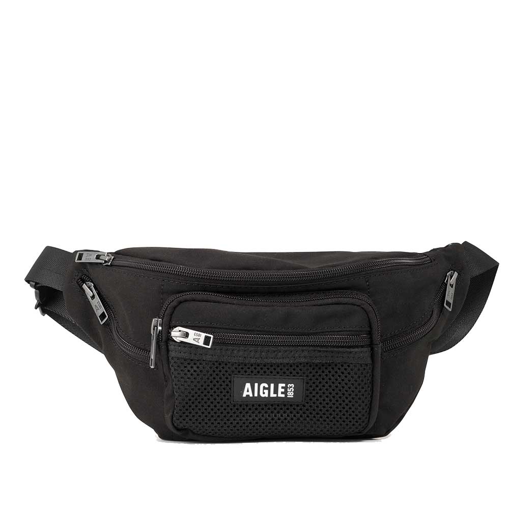 エーグル AIGLE ZNHAK32 003 バムバッグ ウェストポーチ(ブラック)