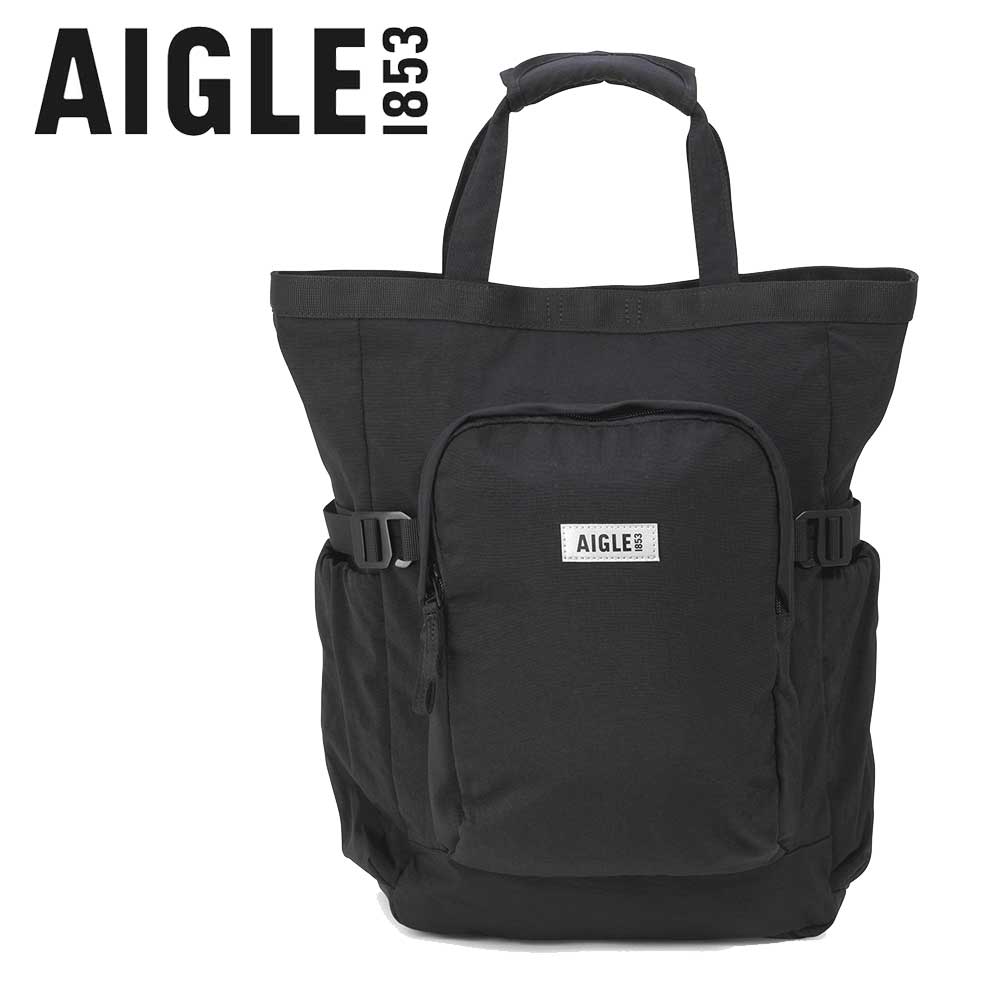 エーグル AIGLE ZNHAP94 アーバンモビリティ2wayトート (ブラック・カーキ) デイパック リュック トートバッグ ユニセックス