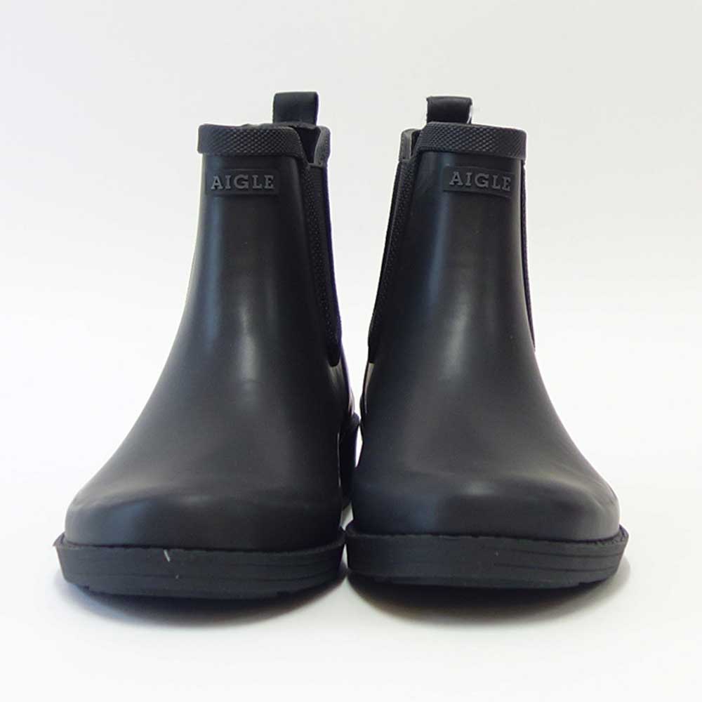 エーグル AIGLE ZZF3831 00E ブラック(レディース)  カーヴィル ラバーブーツ  サイドゴア 防水ブーツ ラバーソール 全天候型 「靴」