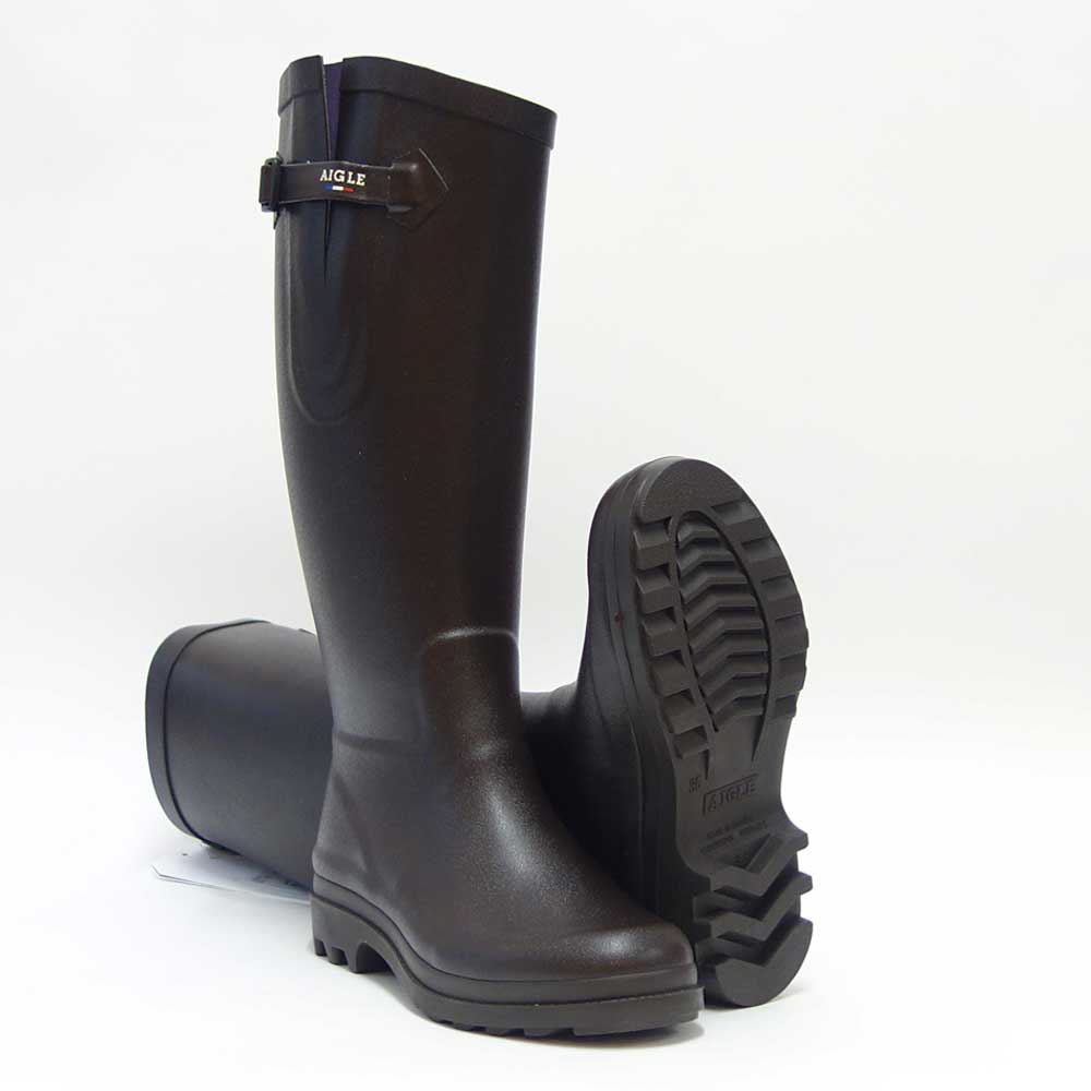 エーグル AIGLE ZZF8880 005 ブラン(レディース) エーグランティーヌ ラバーブーツ ロング 防水ブーツ ラバーソール フランス製 「靴」