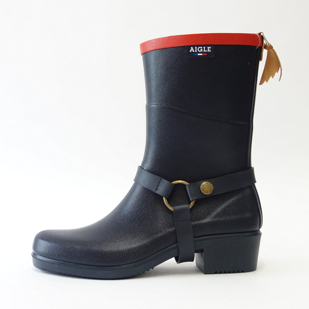 エーグル AIGLE ZZF8886 002 MARINE ROUGE(レディース) ミスジュリー ラバーブーツ 防水ブーツ ラバーソール フランス製 「靴」