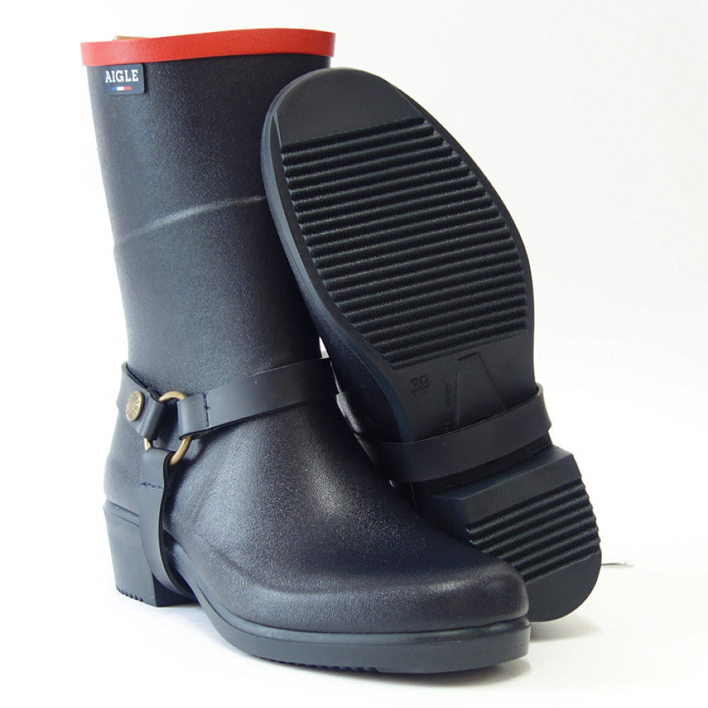 エーグル AIGLE ZZF8886 002 MARINE ROUGE(レディース) ミスジュリー ラバーブーツ 防水ブーツ ラバーソール フランス製 「靴」