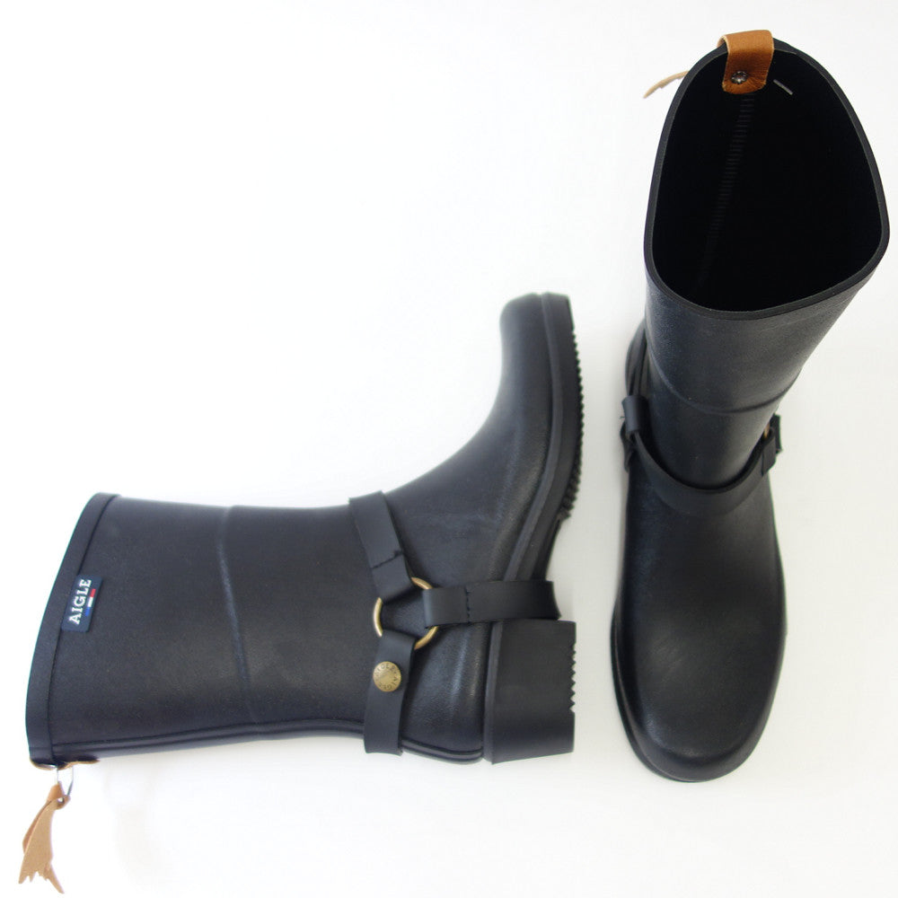 エーグル AIGLE ZZF8886 009 ブラック(レディース) ミスジュリー ラバーブーツ 防水ブーツ ラバーソール フランス製 「靴」