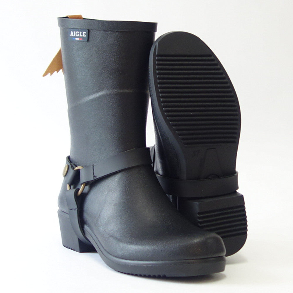 エーグル AIGLE ZZF8886 009 ブラック(レディース) ミスジュリー ラバーブーツ 防水ブーツ ラバーソール フランス製 「靴」