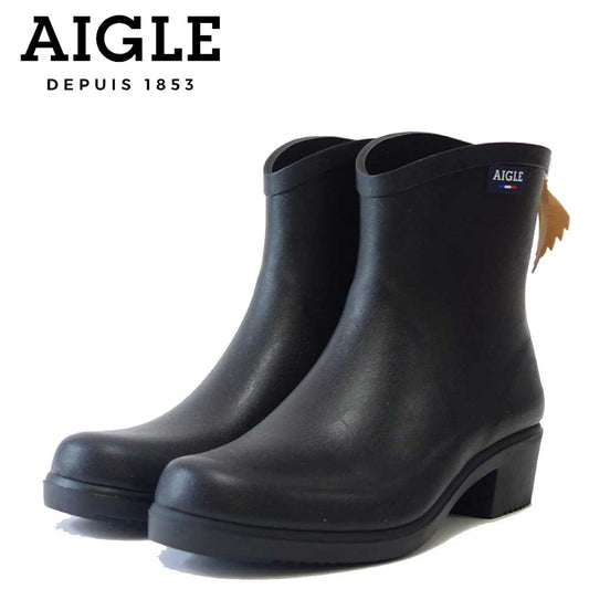 エーグル AIGLE ZZF8891 009 ブラック(レディース) ミスジュリエット ボッティロン ラバーブーツ 防水ブーツ ラバーソール フランス製 「靴」
