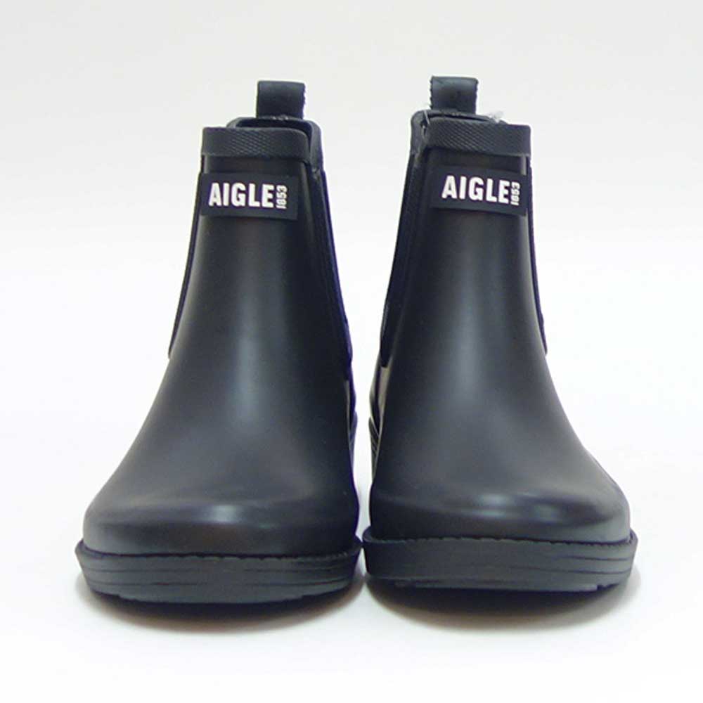 エーグル AIGLE ZZFNA61 00A ブラック つや消し(レディース) カーヴィル 2 ラバーブーツ 防水ブーツ ラバーソール サイドゴア 「靴」