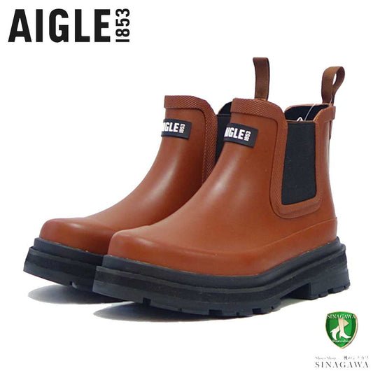 エーグル AIGLE ZZFNA08 005 ブルボン(レディース) WOMEN'S ソフトレインラバーブーツ 防水ブーツ ラバーソール サイドゴア 「靴」