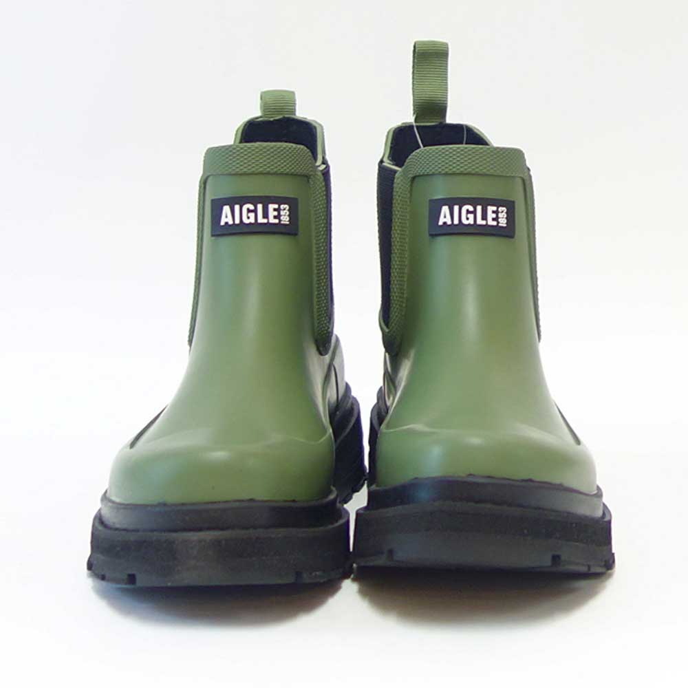 エーグル AIGLE ZZFNA08 006 オリーブ(レディース) WOMEN'S ソフトレインラバーブーツ 防水ブーツ ラバーソール サイドゴア 「靴」