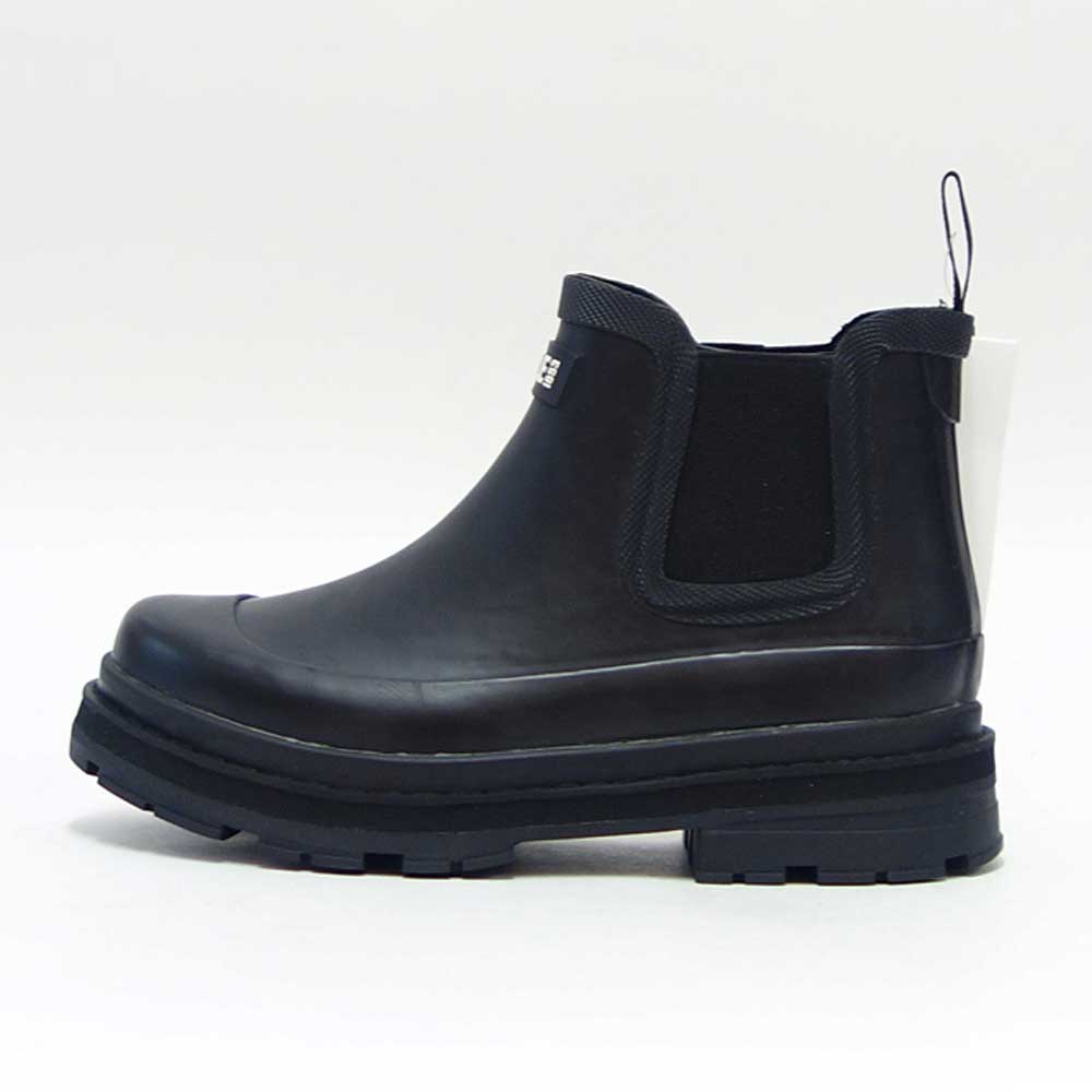 エーグル AIGLE ZZHNB06 004 ブラック(メンズ) MEN'S ソフトレインラバーブーツ 防水ブーツ ラバーソール サイドゴア 「靴」
