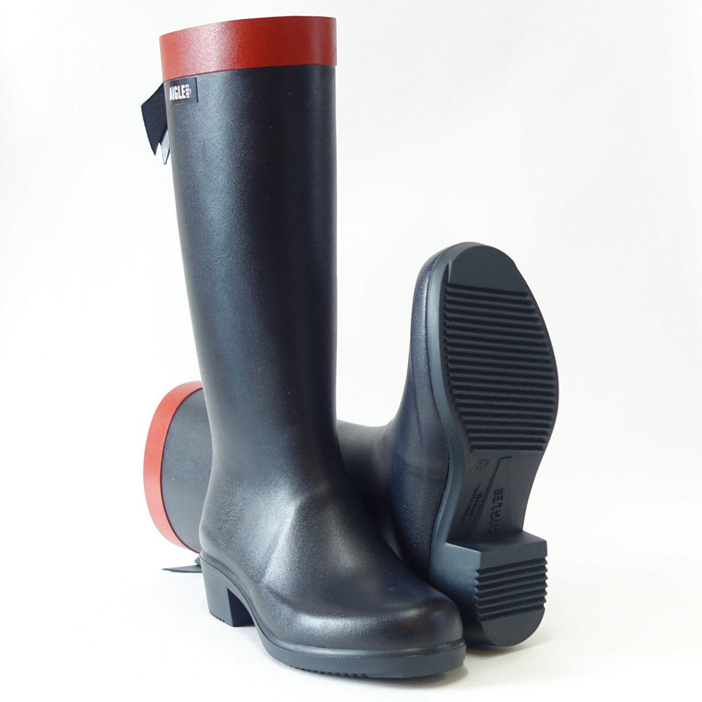 エーグル AIGLE ZZFNB66(レディース) ミリカ ラバーブーツ ロング 防水ブーツ ラバーソール フランス製 「靴」