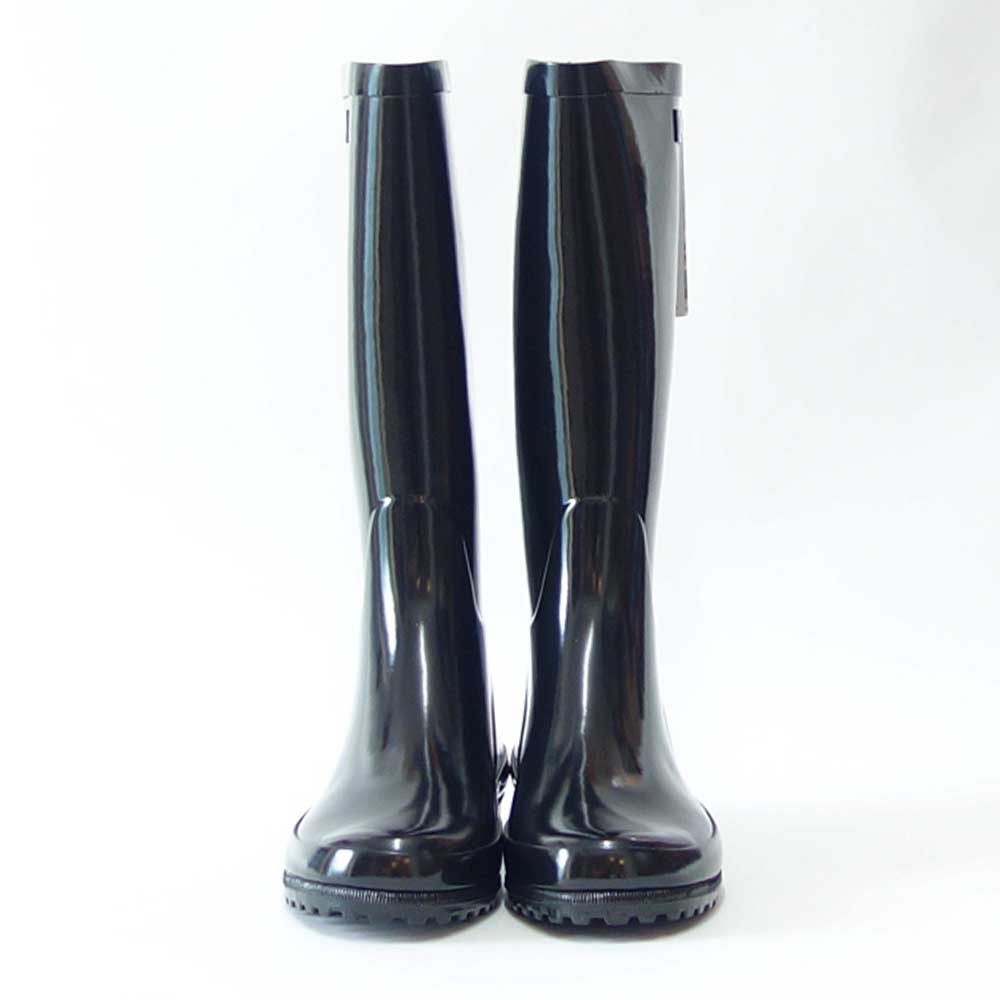 エーグル AIGLE ZZFS056 008 ブラック つやあり(レディース) エリオサ ラバーブーツ  防水ブーツ ラバーソール アウトドア ガーデニング 「靴」