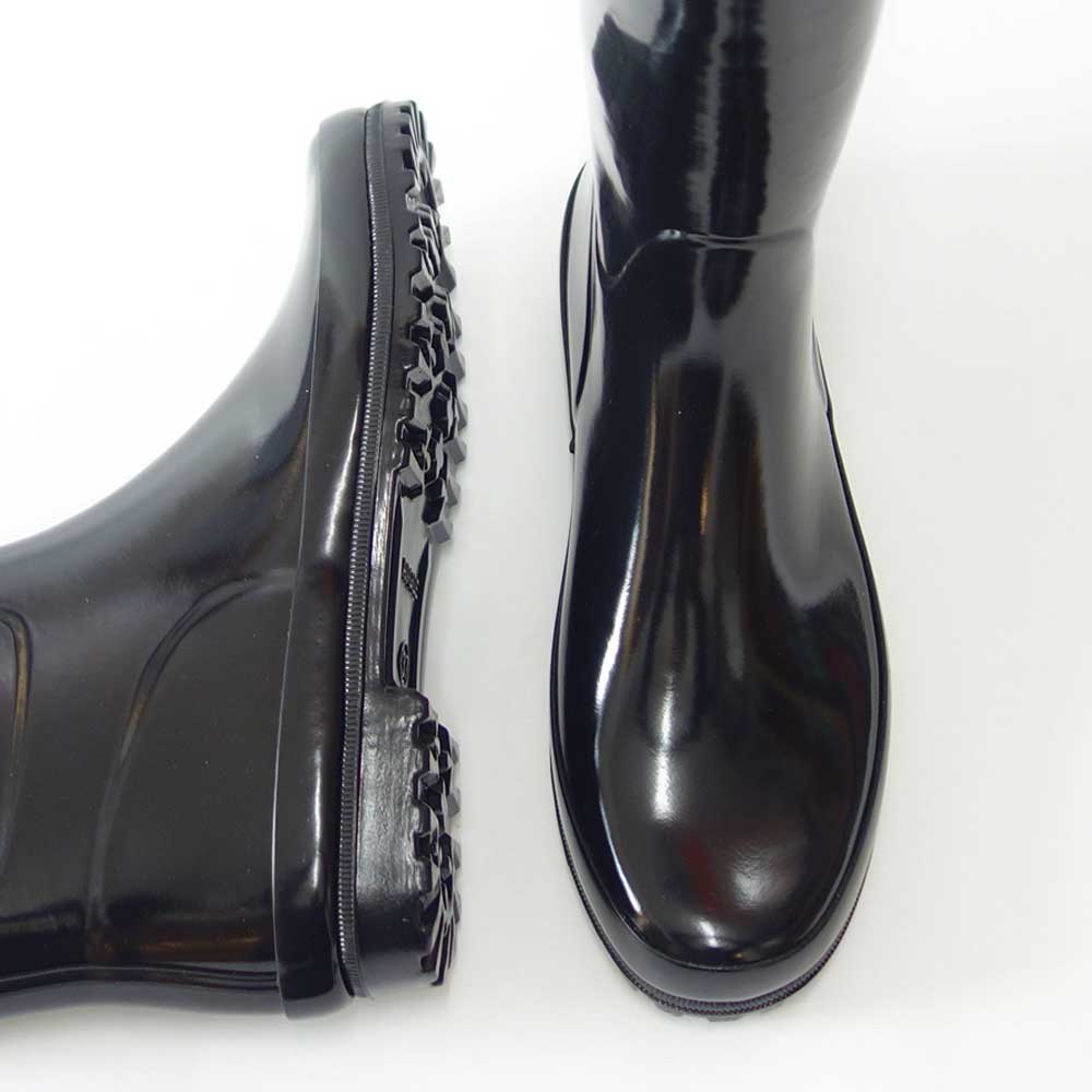 エーグル AIGLE ZZFS056 008 ブラック つやあり(レディース) エリオサ ラバーブーツ  防水ブーツ ラバーソール アウトドア ガーデニング 「靴」