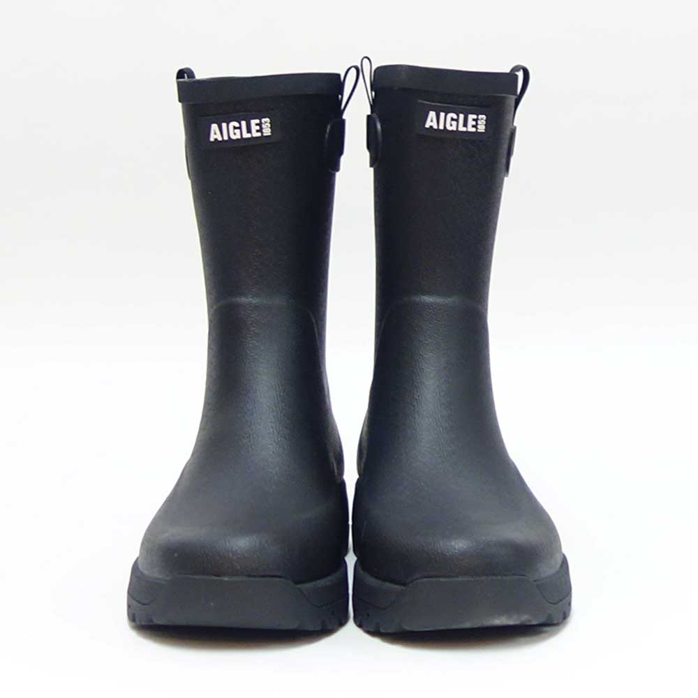 エーグル AIGLE ZZFS061 006 ブラック つや消し(レディース) アリア ラバーブーツ  防水ブーツ ラバーソール アウトドア ガーデニング 「靴」