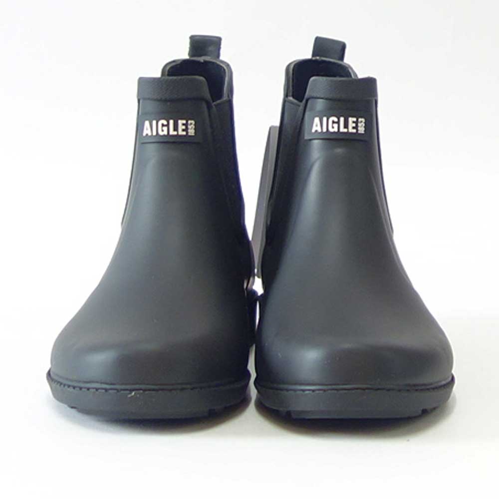 エーグル AIGLE ZZHNA60 004 ブラック つや消し(メンズ) カーヴィル 2 ラバーブーツ 防水ブーツ ラバーソール サイドゴア 「靴」