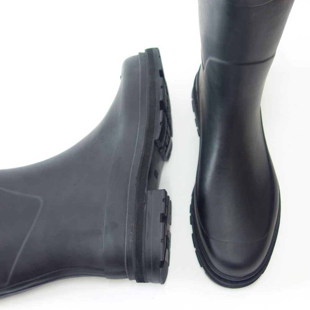 エーグル AIGLE ZZHNA79 004 ブラック(メンズ) MEN'S ミッドレインラバーブーツ 防水ブーツ ハーフ 「靴」