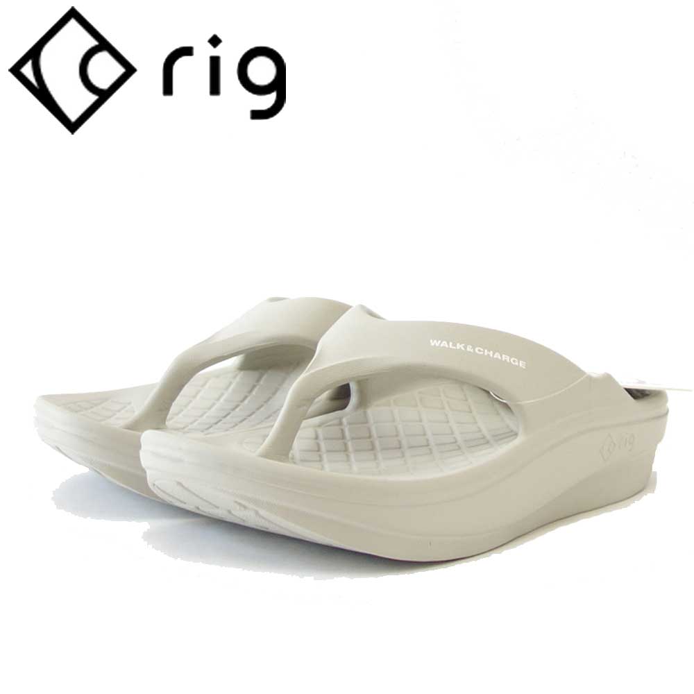 rig リグ Flip Flop 2.0(ユニセックス) 0012 カラー:グレー スポーツ サンダル 疲労回復 腰痛対策 リラックス効果 ストレス軽減「靴」