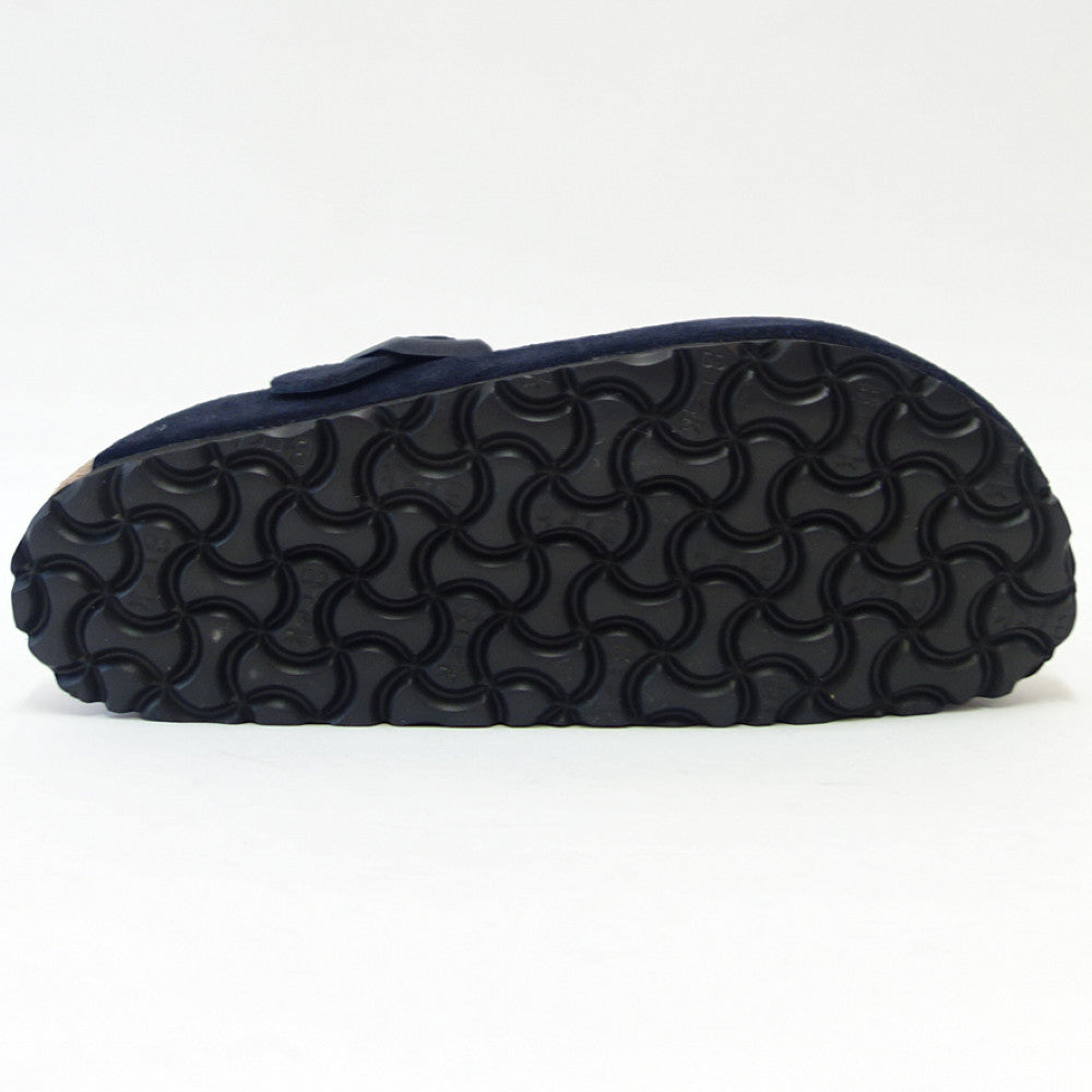 ビルケンシュトックBIRKENSTOCKBostonSFB(ボストン)1023865ソフトフットベッドレディース幅狭(ナローフィット)(スエードレザー/ネイビー)サボクロッグドイツ製快適サンダル「靴」