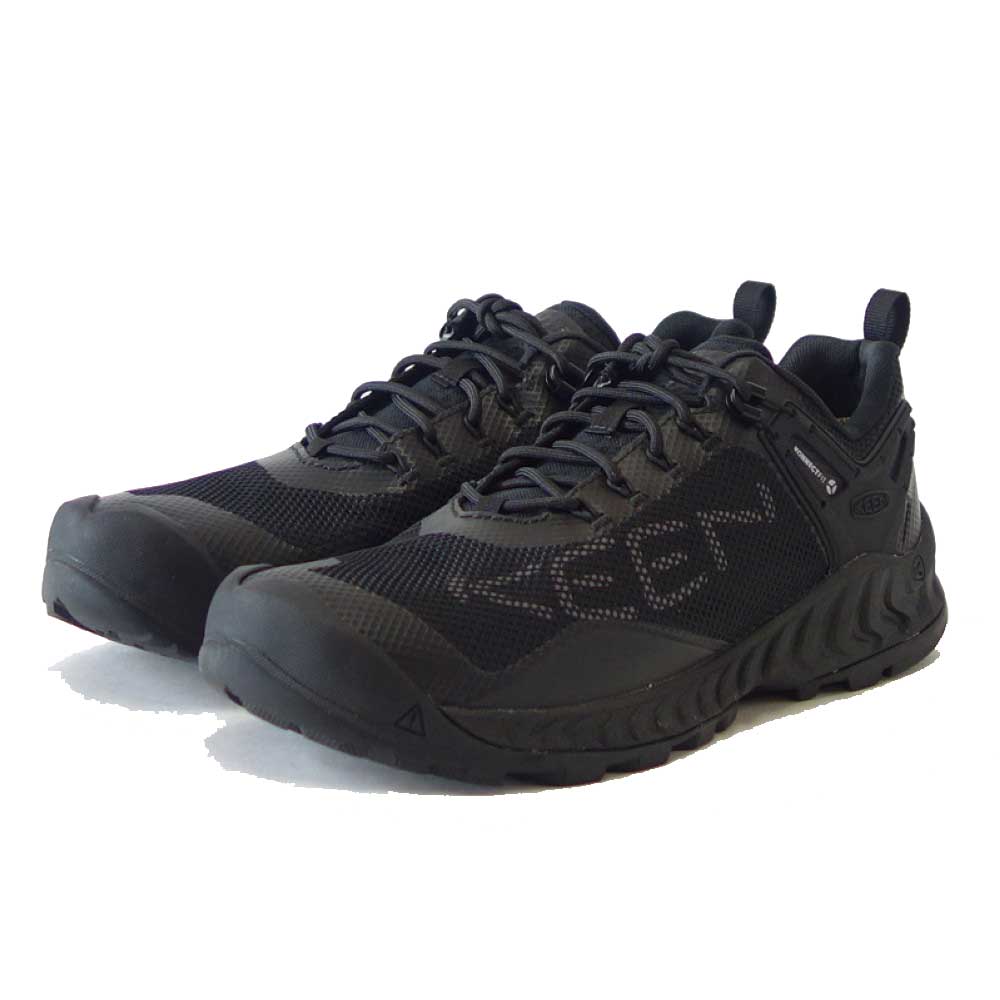 KEEN キーン NXIS EVO WP 1027193 ネクシス エヴォ ウォータープルーフ カラー:ブラック ライトハイキングシューズ ウォーキング トレッキング トラベル(メンズ)「靴」