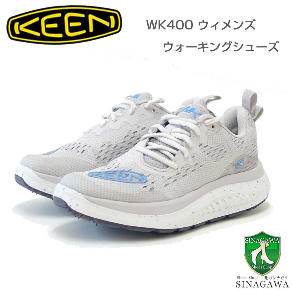 KEENキーンWK4001027474ダブルケー400ウォーキングシューズカラー:Vapor/AzureBlueウォーキング(レディース)「靴」