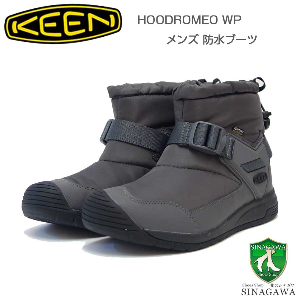 KEENキーンHOODROMEOWPフッドロメオウォータープルーフ1027736(メンズ)カラー:Magnet/Black防水ショートブーツウォーキング「靴」
