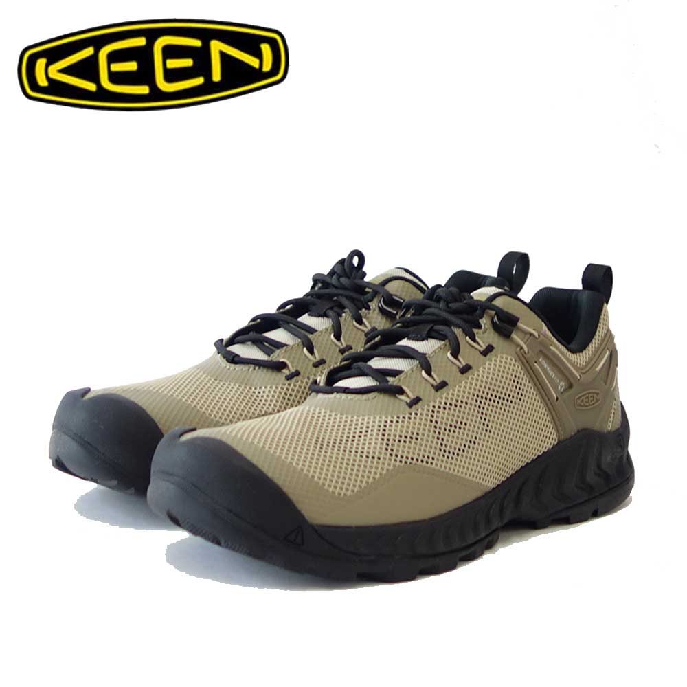 KEEN キーン NXIS EVO WP 1027790 ネクシス エヴォ ウォータープルーフ カラー:Plaza Taupe/Citronelle ライトハイキングシューズ ウォーキング トレッキング トラベル(メンズ)「靴」