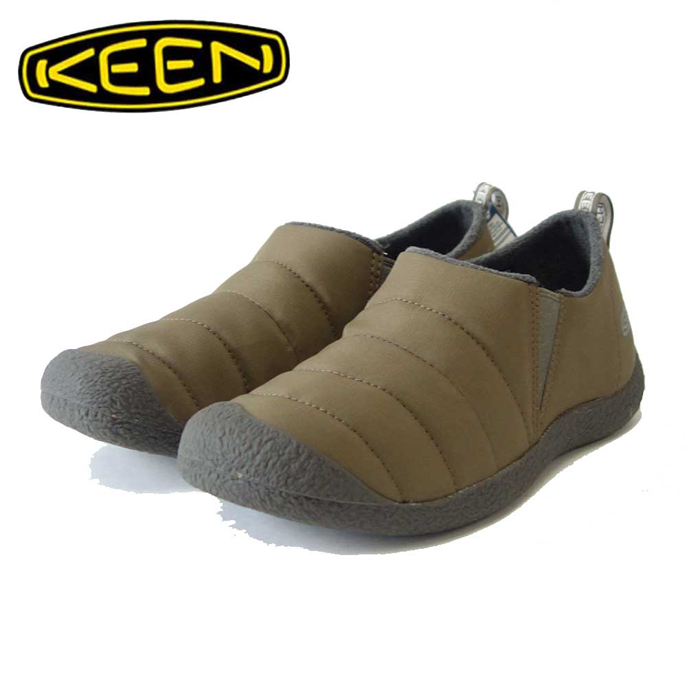 キーン KEEN ハウザー ツー 1028122 Canteen / Canteen(メンズ)ソフトなナイロン素材 温かみのあるスリッポンシューズ「靴」