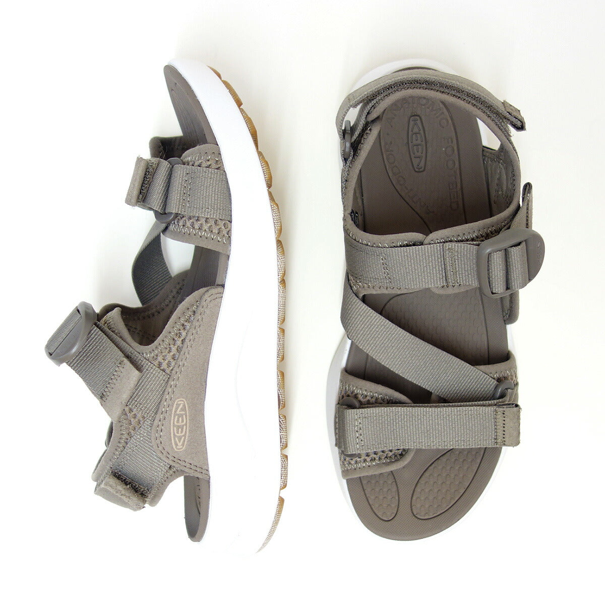 KEENキーンELLESPORTBACKSTRAPエルスポーツバックストラップ1028965(レディースサンダル)カラー:Brindle/StarWhiteコンフォートサンダル「靴」