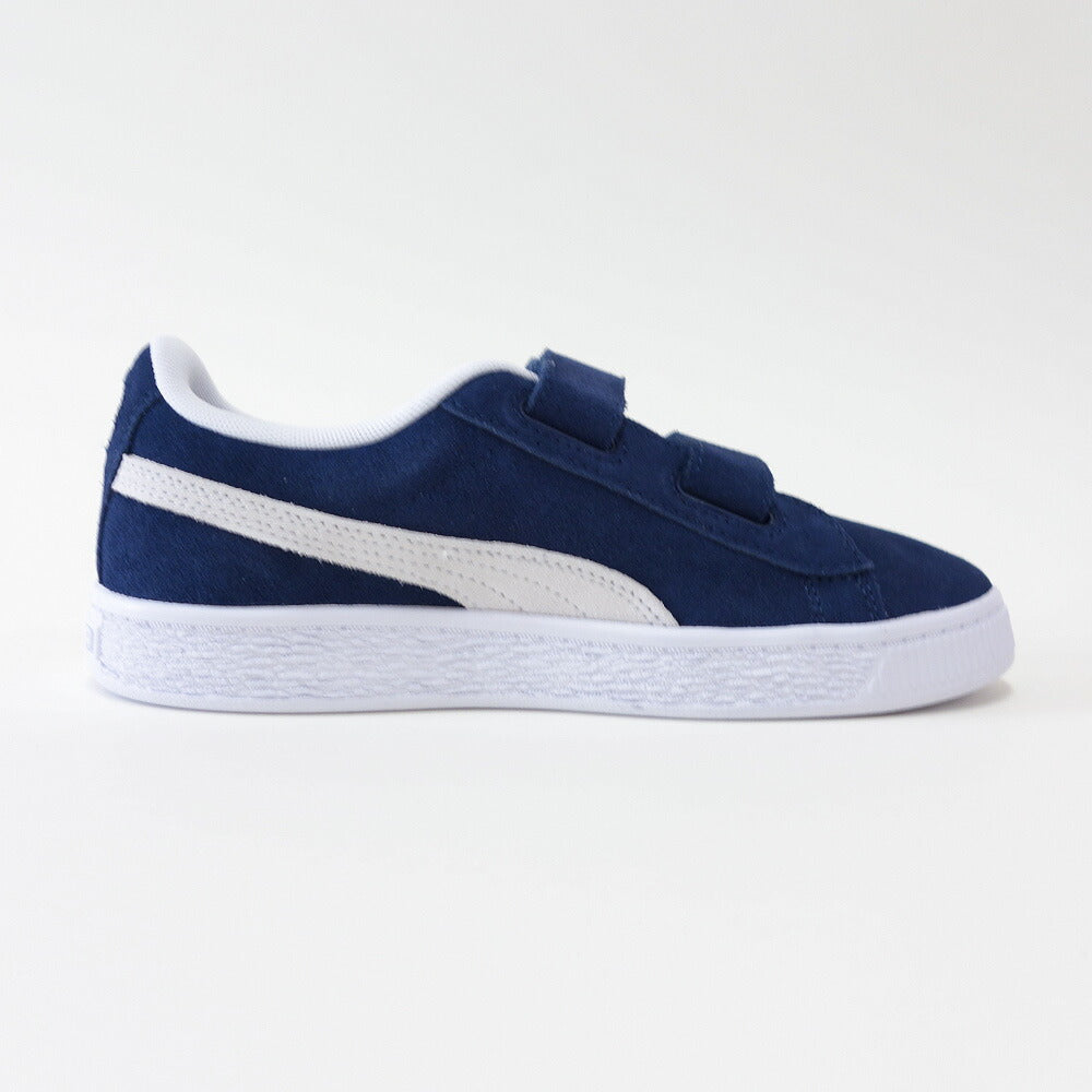 PUMAプーマ38056303(キッズ)スウェードクラシックストラップPSカラー:ピーコート/ホワイト子供靴「靴」