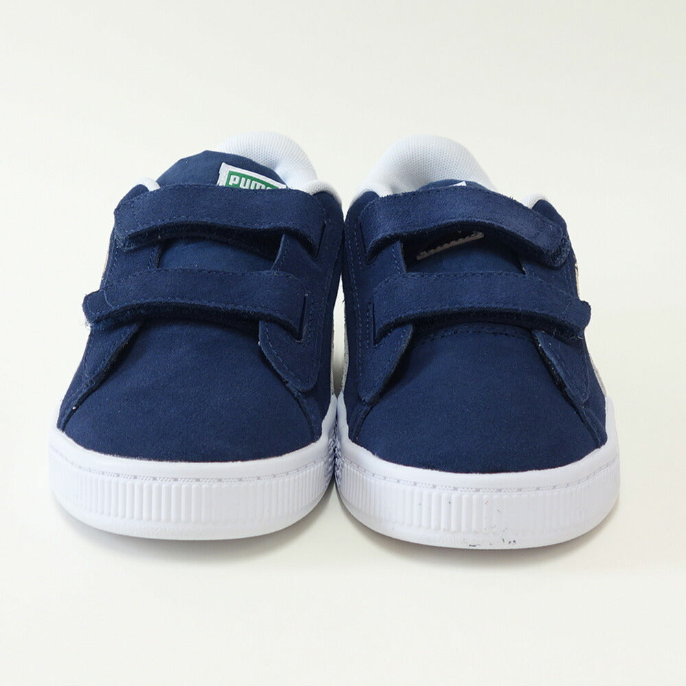 PUMAプーマ38056303(キッズ)スウェードクラシックストラップPSカラー:ピーコート/ホワイト子供靴「靴」