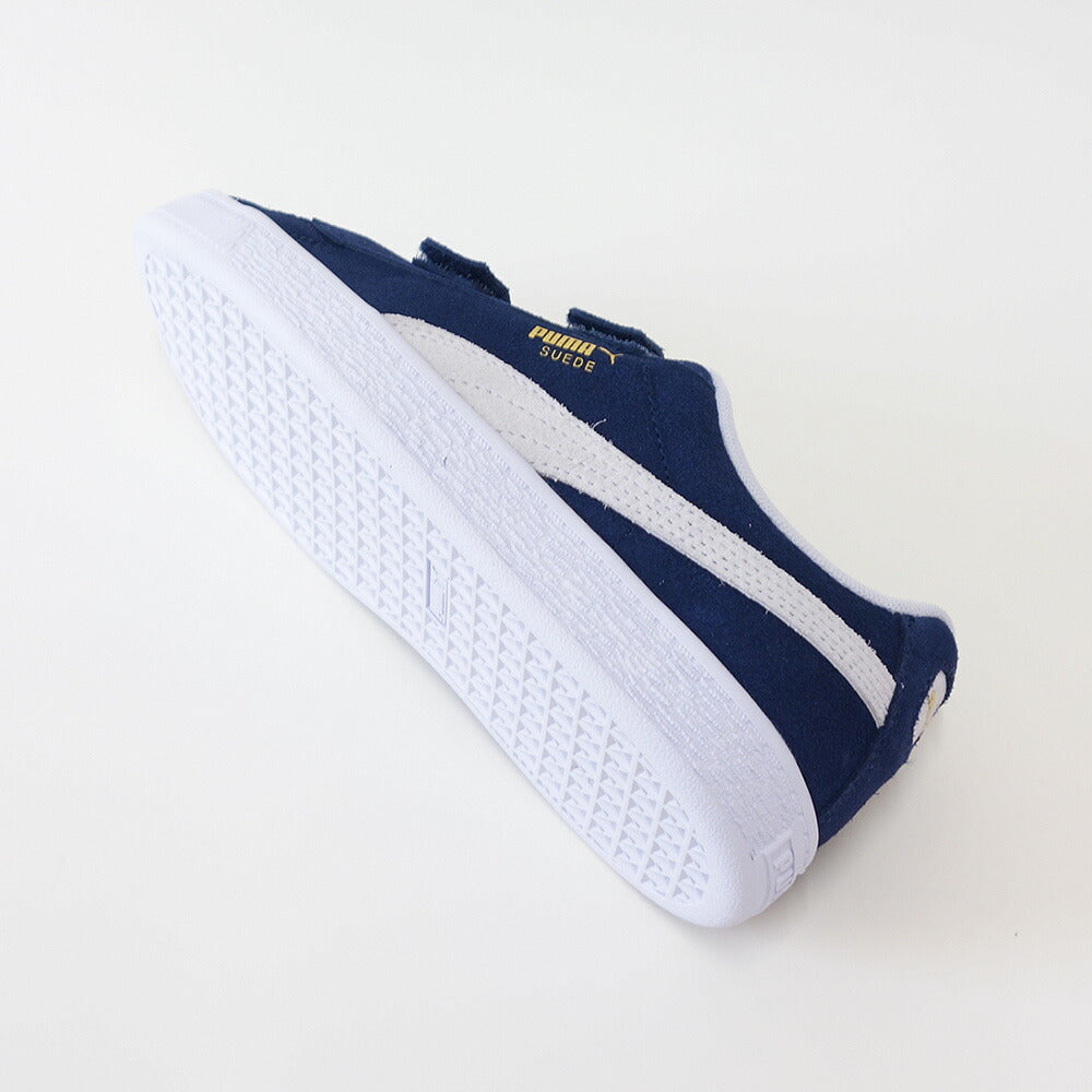 PUMAプーマ38056303(キッズ)スウェードクラシックストラップPSカラー:ピーコート/ホワイト子供靴「靴」