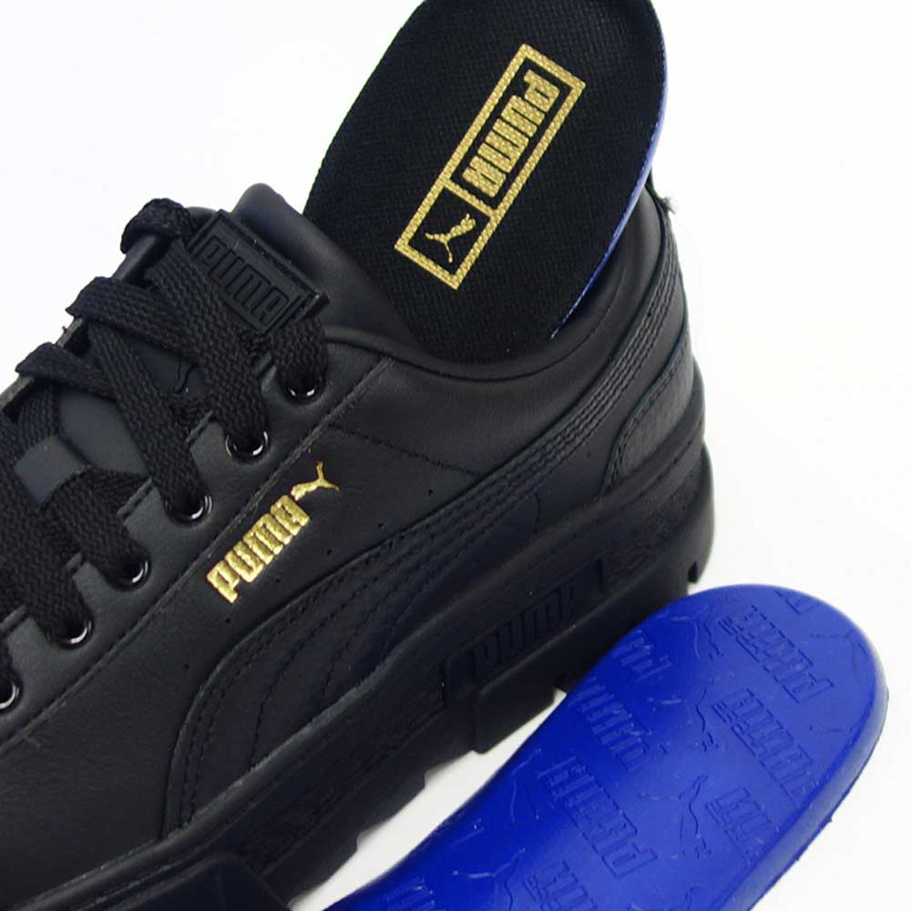 プーマPUMAメイズクラシックウィメンズ38420902ブラック(レディース)スムースレザー厚底ローカットシューズ「靴」