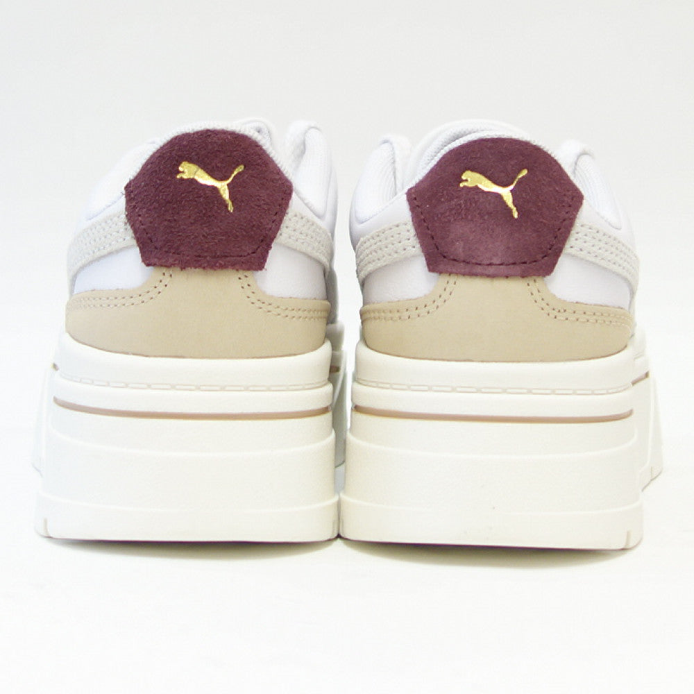 プーマPUMAメイズスタックリュクスウィメンズ38985306PumaWhite/WarmWhite(レディース)厚底ローカットシューズ「靴」