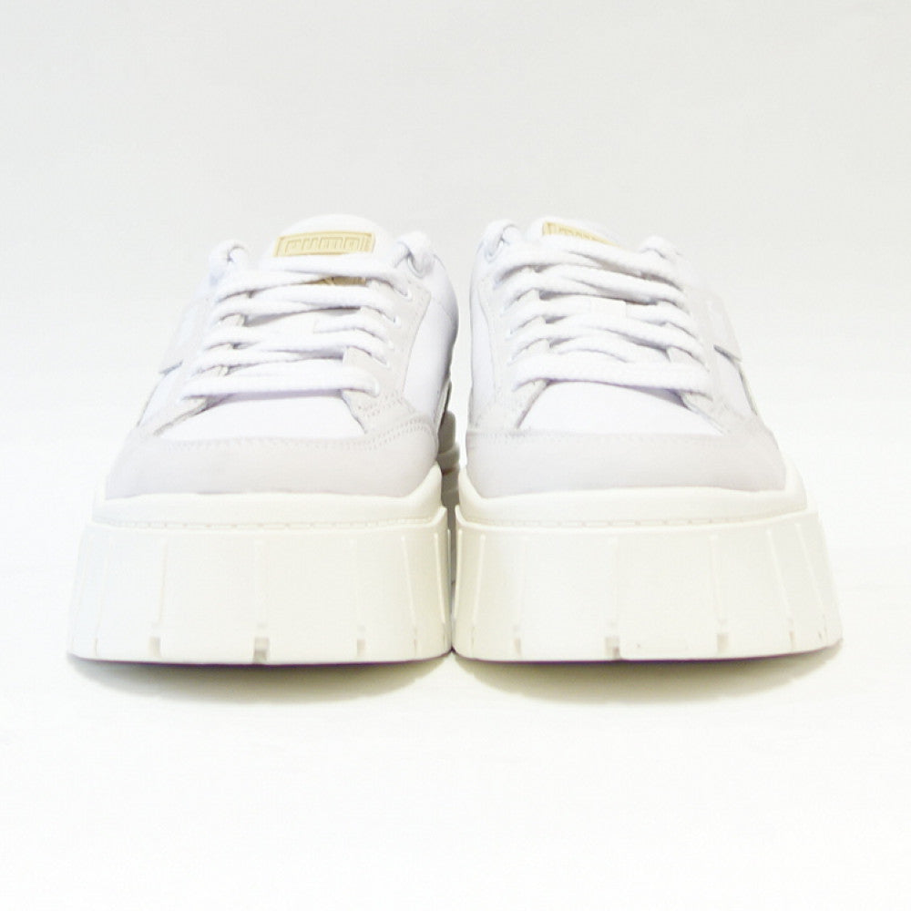 プーマPUMAメイズスタックリュクスウィメンズ38985306PumaWhite/WarmWhite(レディース)厚底ローカットシューズ「靴」