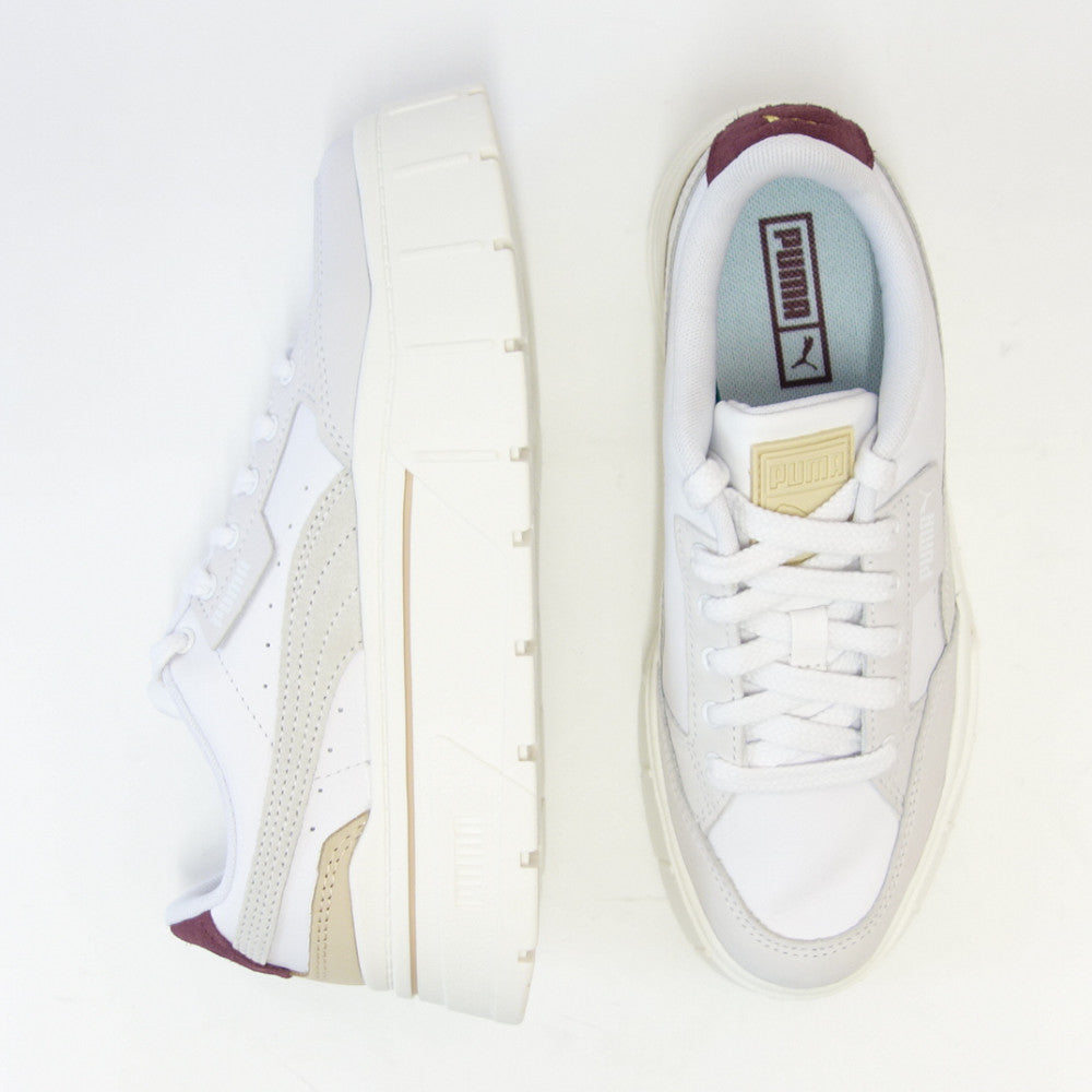 プーマPUMAメイズスタックリュクスウィメンズ38985306PumaWhite/WarmWhite(レディース)厚底ローカットシューズ「靴」