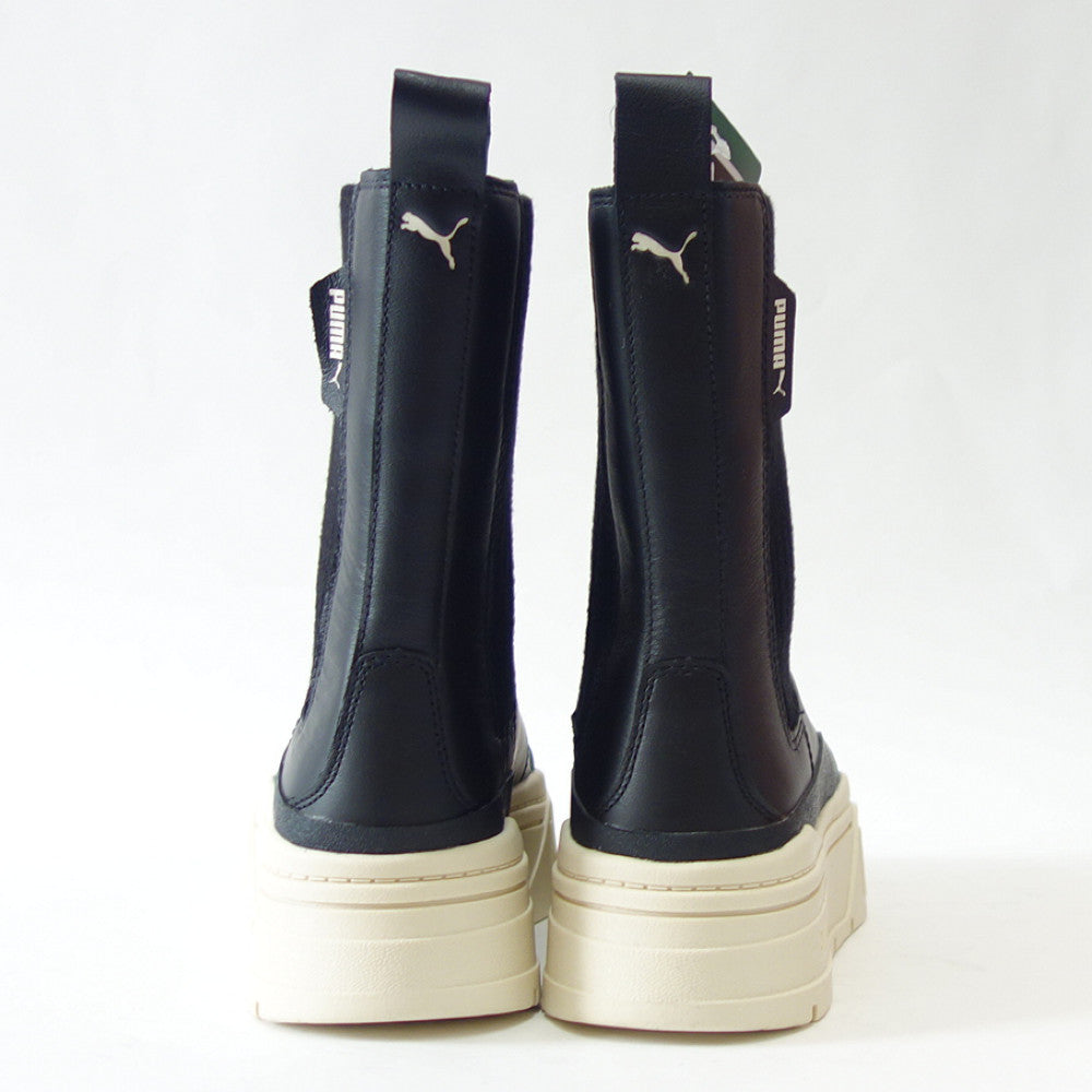 プーマPUMAメイズスタックチェルシーウィンターブーツ39320103ブラック(レディース)厚底サイドゴアブーツ「靴」