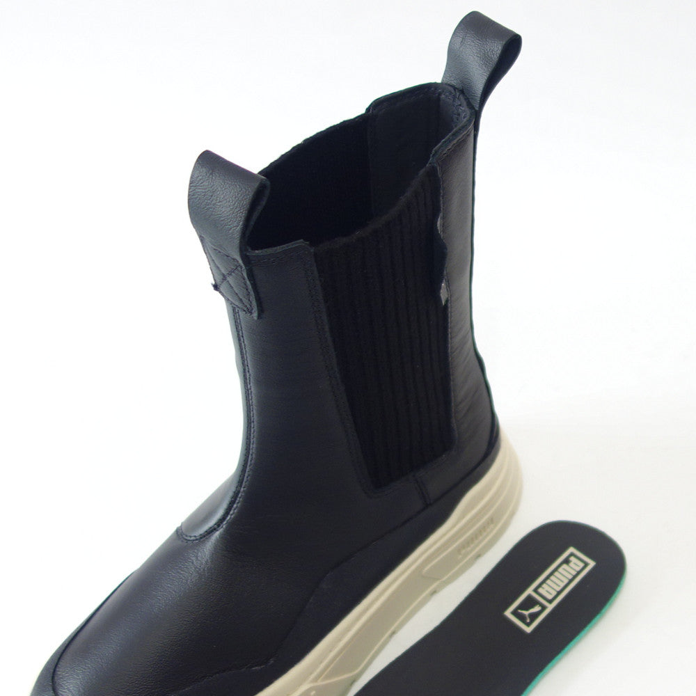 プーマPUMAメイズスタックチェルシーウィンターブーツ39320103ブラック(レディース)厚底サイドゴアブーツ「靴」