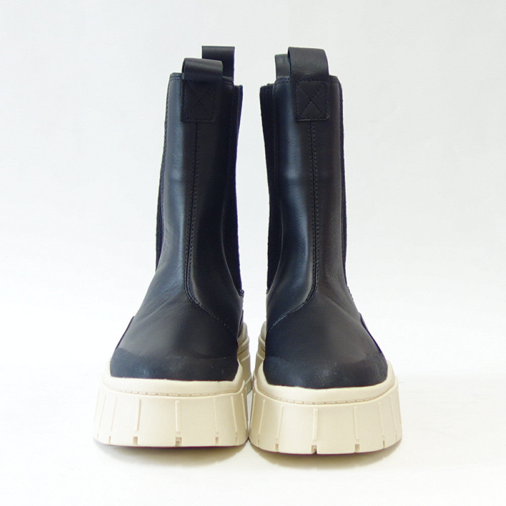 プーマPUMAメイズスタックチェルシーウィンターブーツ39320103ブラック(レディース)厚底サイドゴアブーツ「靴」