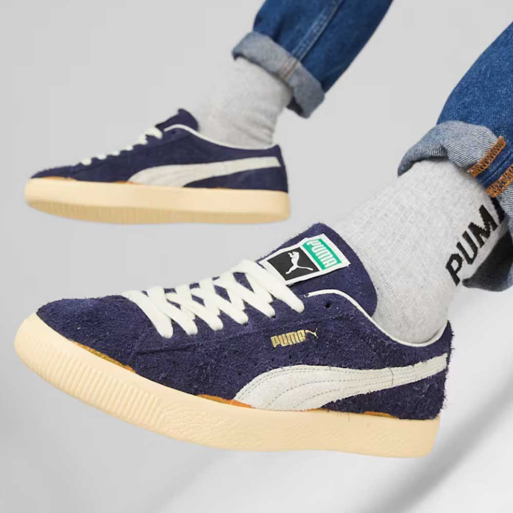 プーマ PUMA スウェード ヴィンテージ THE NEVERWORN II 39483201 PUMA Navy-Light Straw（ –  靴のシナガワ